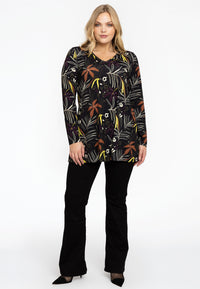 Tunic flare FLORA - black - #2