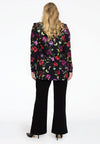 Tunic flare frilled collar LOU - black - #3