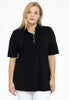 Polo shirt flare - black 