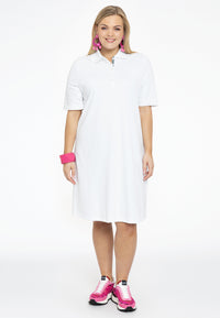 Polo dress - white - #2