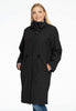 Raincoat waist string - black 