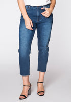 MY denim ripped bottom - dark indigo - #1