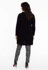 Tunic wide bottom folded collar DOLCE - black - #3