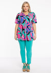 Tunic pleat glitters GROOVY - turquoise