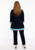 Tunic flare colorblock DOLCE - blue - #3