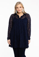 Blouse LACE - blue - #1