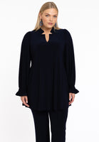 Tunic wide bottom smock DOLCE - blue - #1