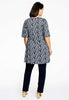 Tunic wide bottom PANTHERA - blue - #3