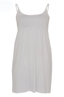 Slip dress spaghetti straps - white - #1