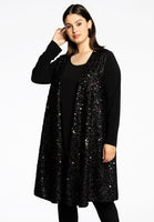 Cardigan SEQUINS - black  - #1