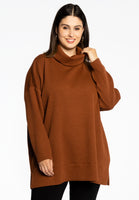 Pullover RIBBING - brown - #1