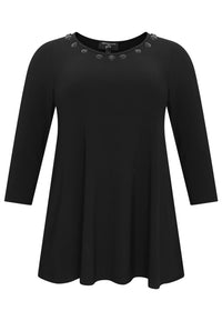 Tunic flare strass DOLCE - black - #4