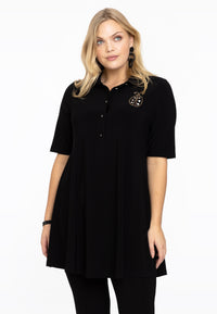 Tunic wide bottom LADYBUG - black - #1