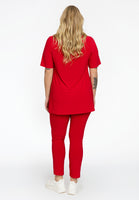 Tunic flare buttoned DOLCE - red  - #3