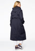 Raincoat waiststring long - blue - #3