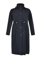 Raincoat waiststring long - blue - #4