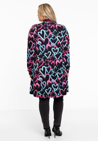 Bomber long HEARTS - black - #3