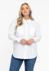 Blouse sequins - white