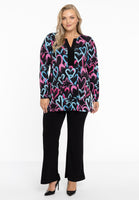 Tunic flare HEARTS - black - #2