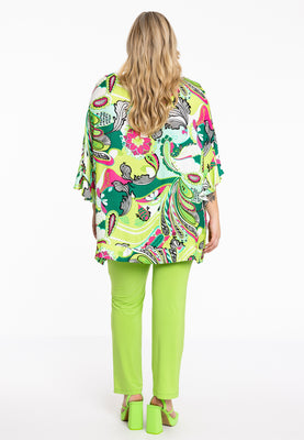 Tunic batwing sleeve AMALFI - bright green - #3