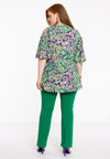 Tunic flare cold shoulder TIFFANY - green - #3