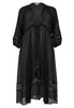 Cardigan lace VOILE - black  - #4