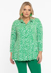 Blouse A-line GREEN LEO - green 