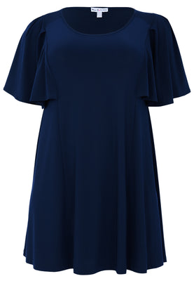 Tunic wide bottom butterfly DOLCE - blue - #3