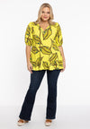 Tunic V-neck LAURE - yellow