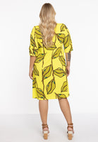 Dress open shoulder LAURE - yellow - #3