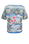 Shirt wide tropical - blue - #3