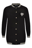 Jacket baseball application - black  - #4