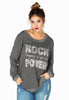 Sweater Rock Power - grey 