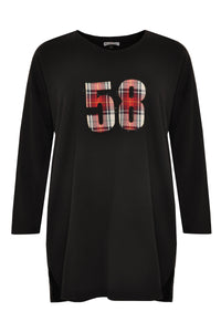 Sweater long 58 - black - #4