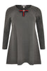 Tunic wide bot bow INTERLOCK - grey  - #4