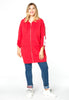 Jacket sweat long zipper - red  - #2