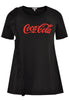 Tunic flare ruffle COCA COLA - black  - #4