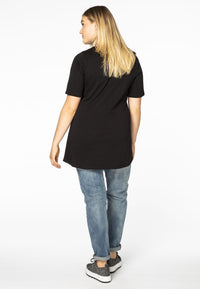 Tunic flare ruffle COCA COLA - black - #3