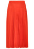 Skirt satin plissé - red  - #4