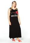 Maxi dress L'AMORE - black 