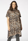 Blouse-dress LEOPARD - brown