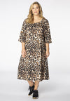 Dress wide LEOPARD - brown - #2