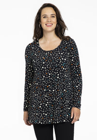 Tunic flare STARLIGHT - black - #1