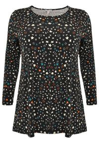 Tunic flare STARLIGHT - black - #4