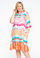 Blouse-dress A-line WAVE - multi - #1