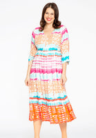 Dress ruffled WAVE - multi - #1