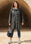 Raincoat with hood - black - #5