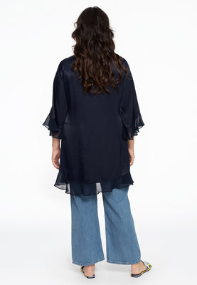 Blouse wide - blue - #3