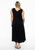 Dress swing SATIN - black  - #3