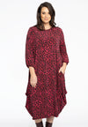 Dress Long Balloon RED LEO - red